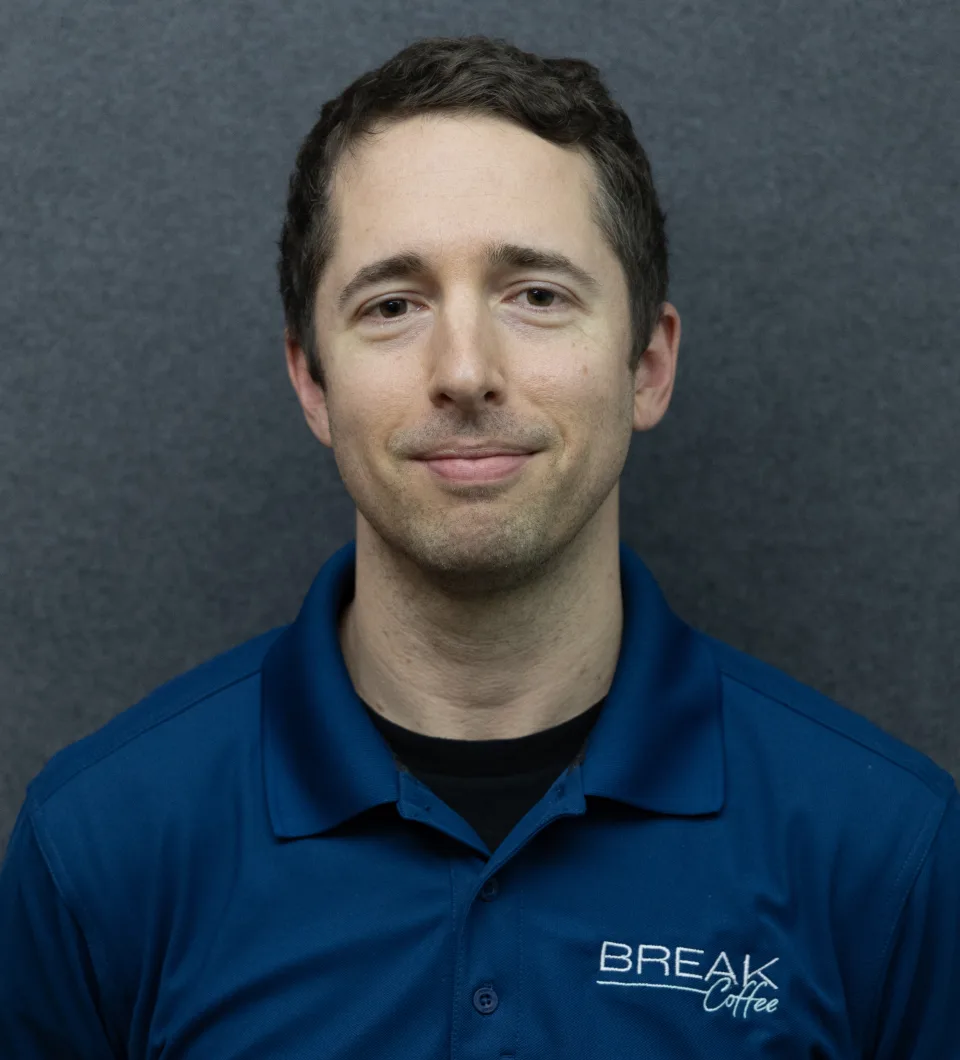 Walter Koehler, owner of Break Coffee Co. of New York City